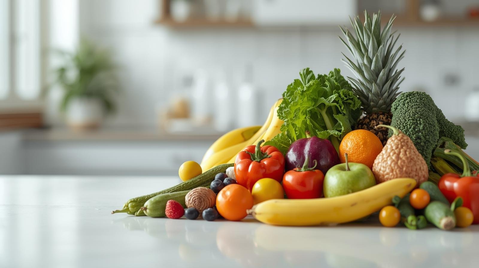 Diabetes-friendly diet with blood sugar monitoring and healthy foods